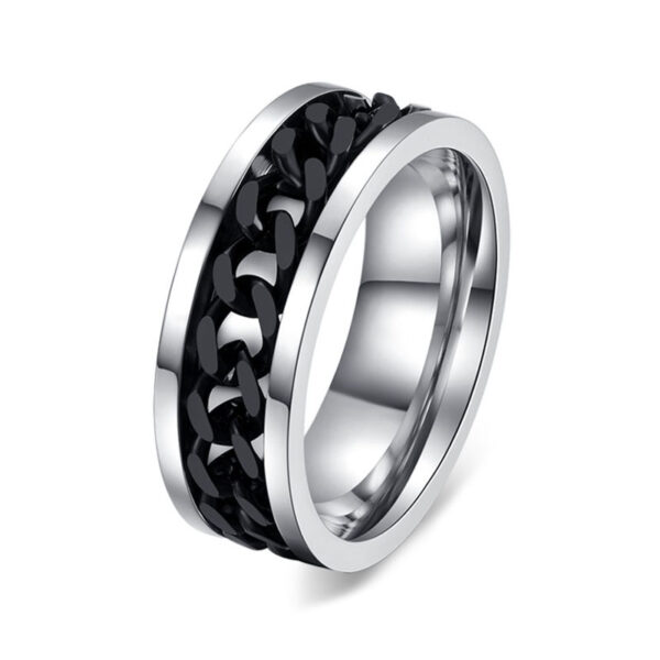 Men's Chain Decor Ring