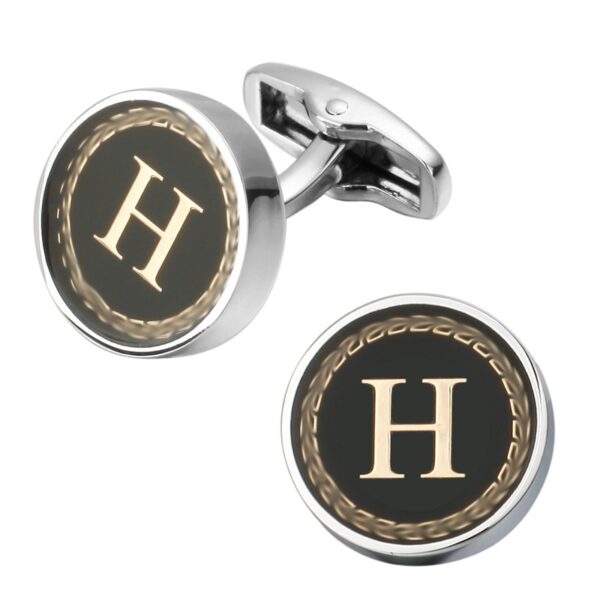 Litera Printed Men's Cufflinks - Image 6