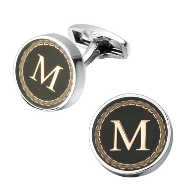 Litera Printed Men's Cufflinks - Image 7
