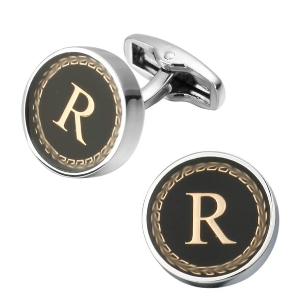Litera Printed Men's Cufflinks - Image 4