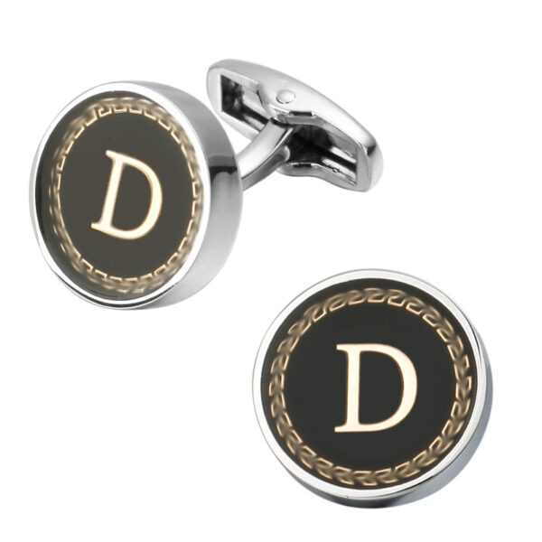 Litera Printed Men's Cufflinks - Image 3