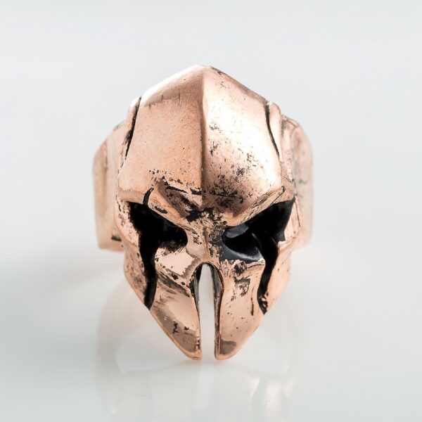 Men's Antique Style Skull Ring - Image 4