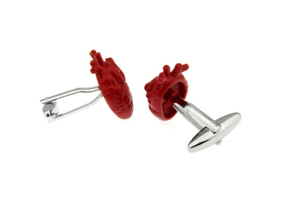 Desperate Heart Red Cufflinks - Image 4
