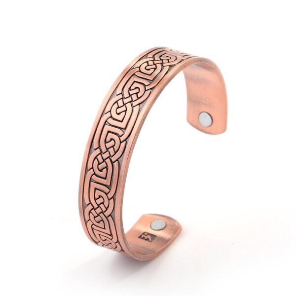 Celtic Knot Magnetic Bangle Bracelet