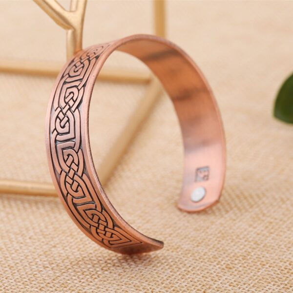 Celtic Knot Magnetic Bangle Bracelet - Image 5