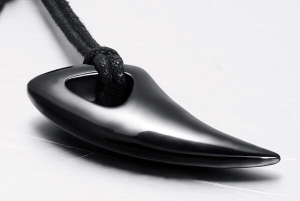 Men's Shark Fang Shaped Pendant - Image 3