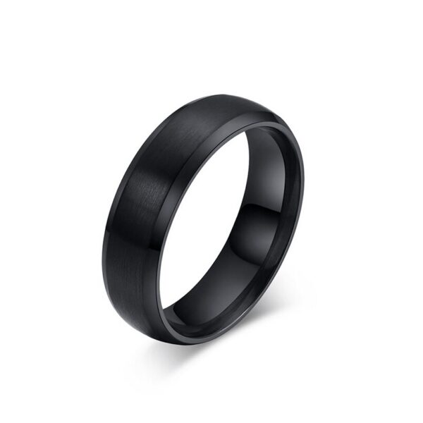 Fashion Classic Stainless Steel Unisex Ring - Image 5
