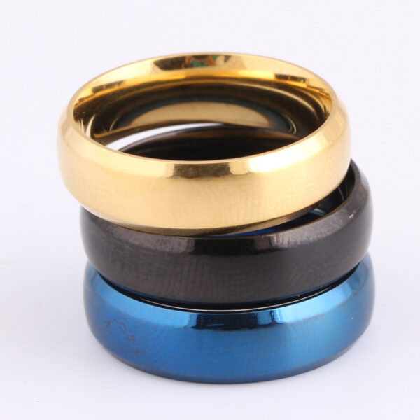 Fashion Classic Stainless Steel Unisex Ring - Image 4