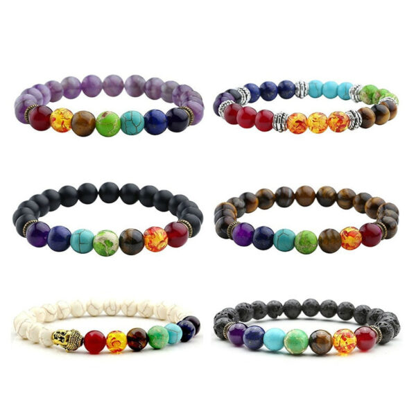 Men's Multicolor Charm Bracelet - Image 4