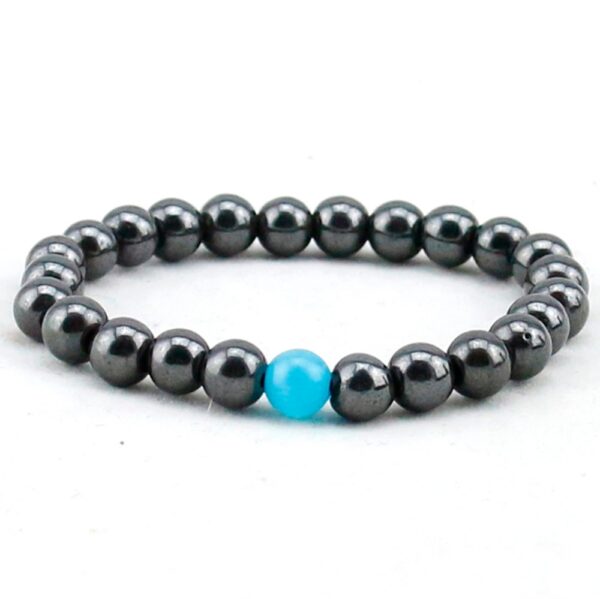 Men's Handmade Beaded Stone Bracelet - Image 5