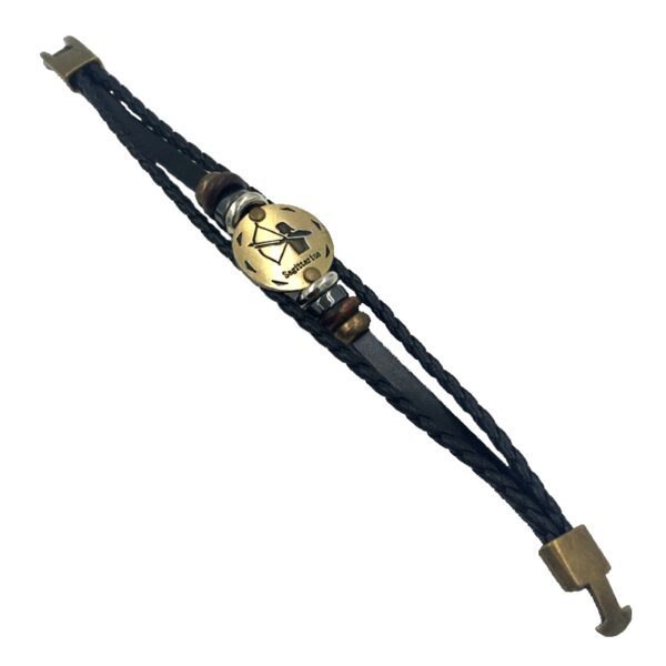 Fashion Zodiacal Leather Unisex Bracelet - Image 5