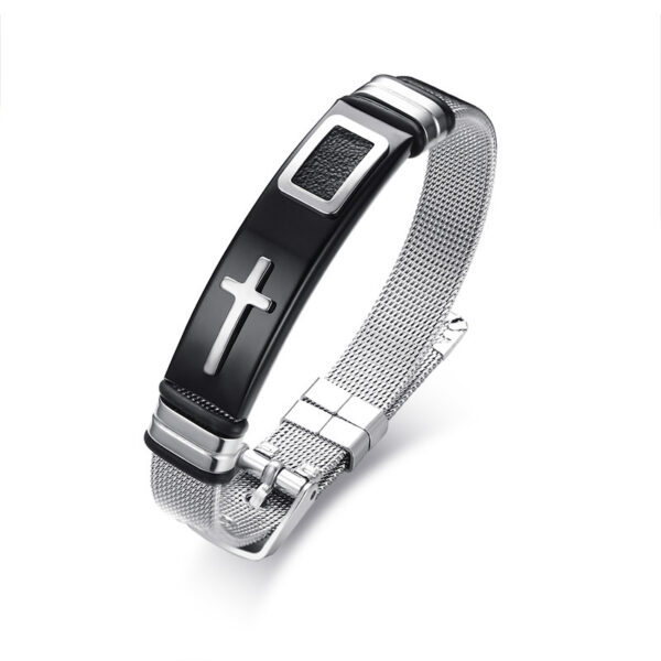 Men's Adjustable Stainless Steel Bracelet - Image 6