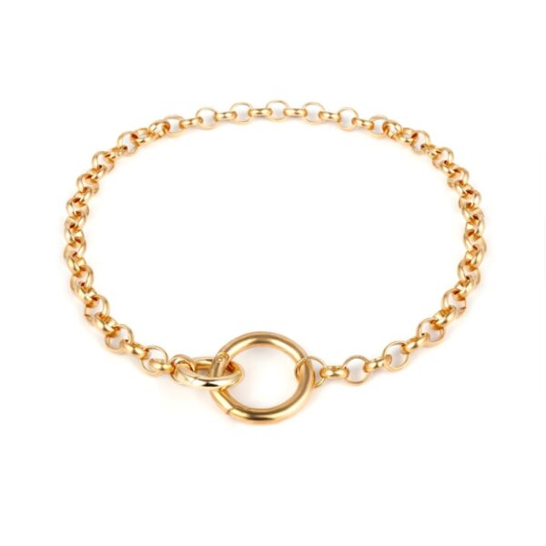Choker Necklaces with Circle Shaped Pendants - Image 4