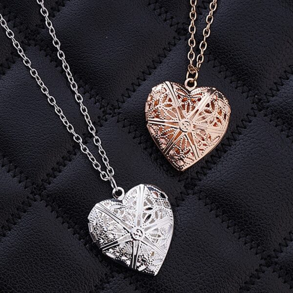 Women's Heart Shaped Pendant Necklace - Image 7