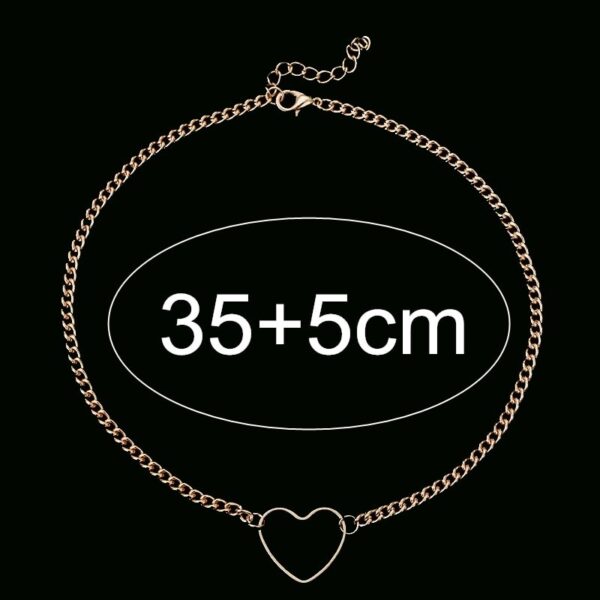 Women's Heart Shaped Pendant Necklace - Image 8