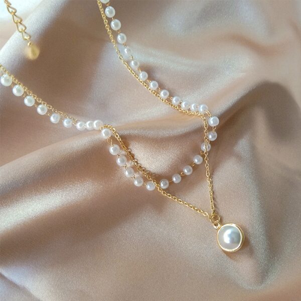 Women's Pearl Necklace Pendant - Image 4