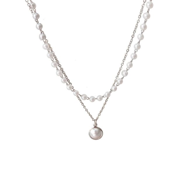 Women's Pearl Necklace Pendant - Image 3
