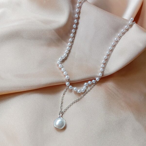 Women's Pearl Necklace Pendant - Image 7