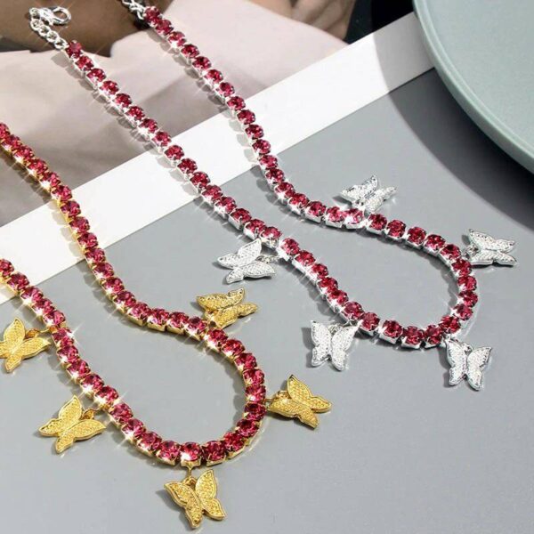 Vintage Butterfly Necklace - Image 8