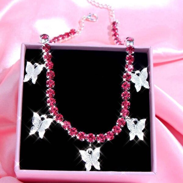Vintage Butterfly Necklace - Image 9