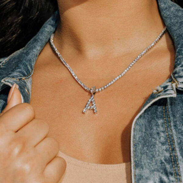 Initial Pendant Necklace for Women - Image 6