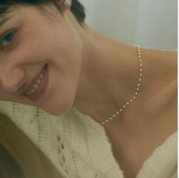 Women's Simulation Pearl Choker Necklace - Image 5