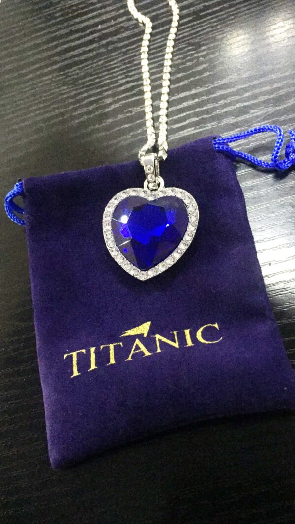 Women's Heart of Ocean Style Pendant Necklace - Image 4