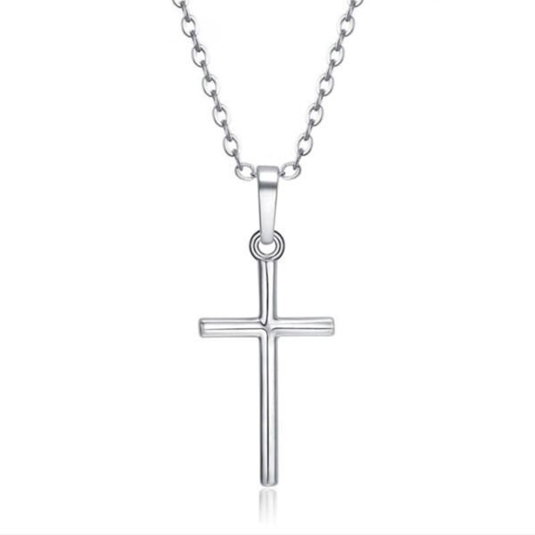 Women's Simple Cross Chain Necklace - Image 7