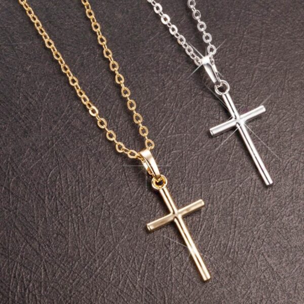 Women's Simple Cross Chain Necklace