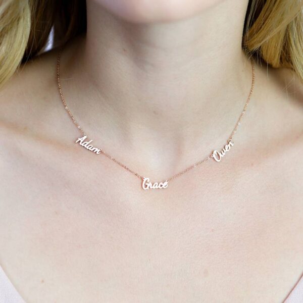 Women's Personalized Chain Necklace - Image 4