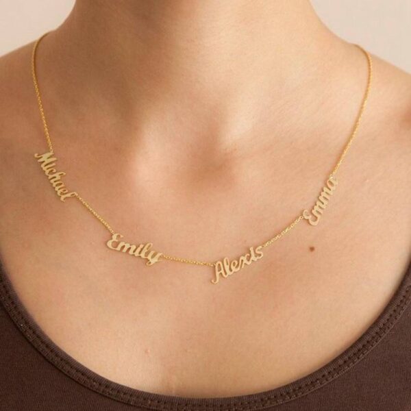 Women's Personalized Chain Necklace - Image 3