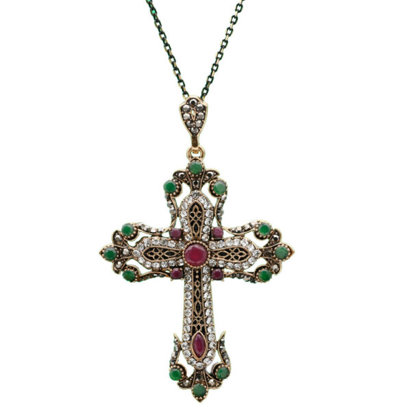 Necklace with Gorgeous Cross Pendant