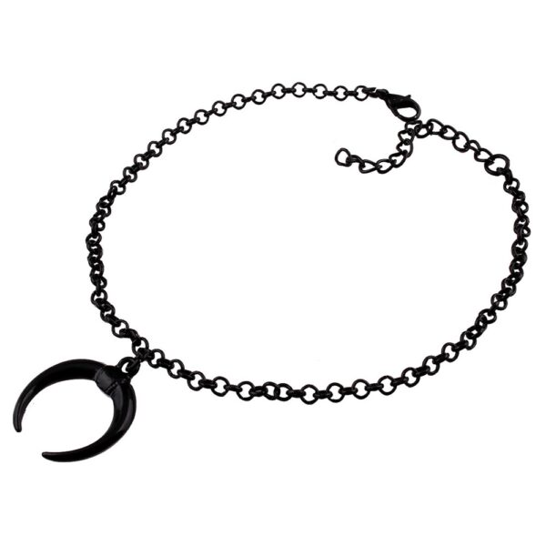 Women's Dark Moon Chain Pendant - Image 4