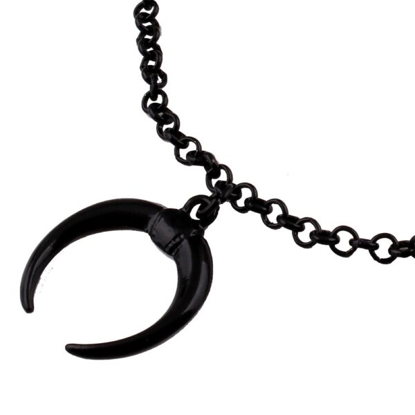 Women's Dark Moon Chain Pendant - Image 5