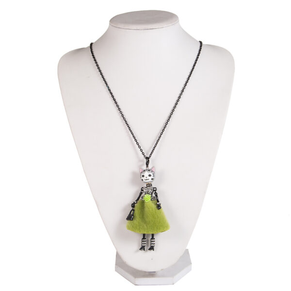 Lovely Pendant Necklace with Doll Cat - Image 8