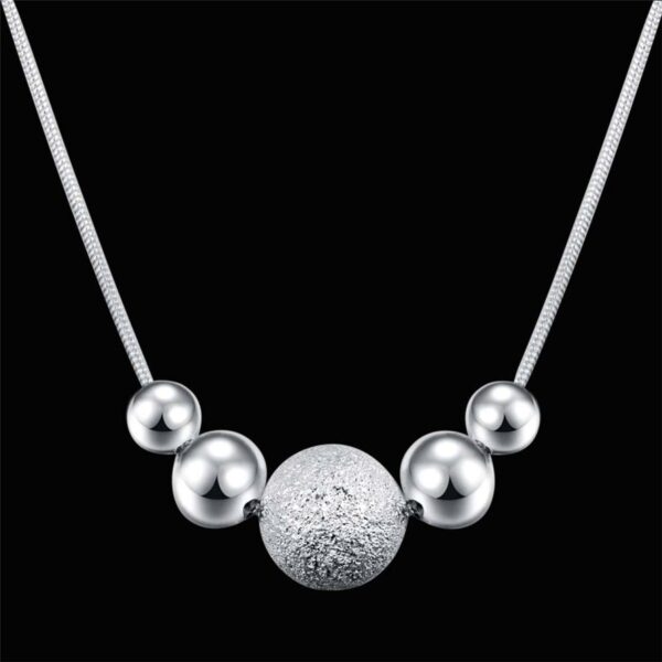 Futuristic Style Metallic Drops Necklace - Image 4