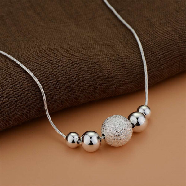 Futuristic Style Metallic Drops Necklace - Image 5