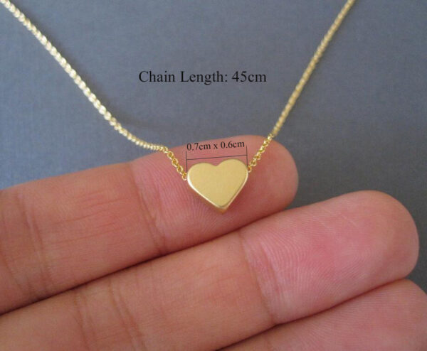 Women's Cute Tiny Heart Necklace - Image 3
