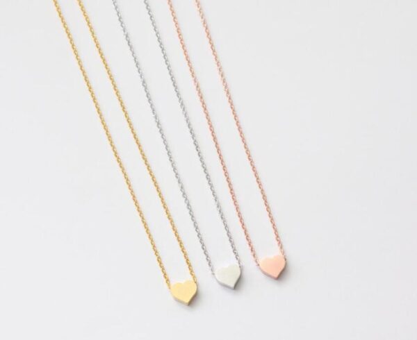 Women's Cute Tiny Heart Necklace - Image 5