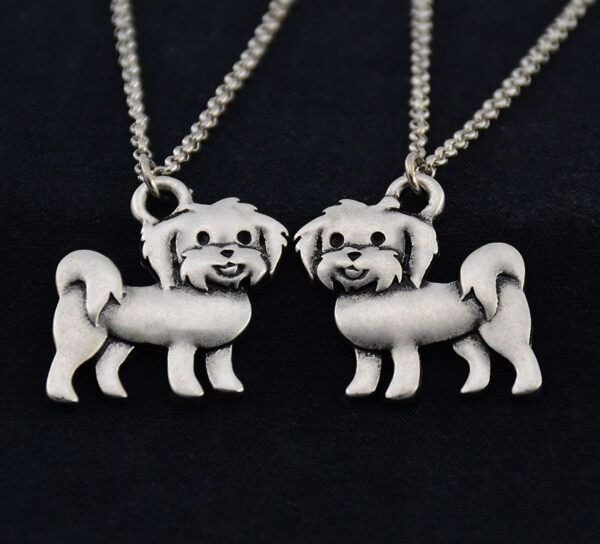 Stainless Steel Maltese Dog Pendant Necklace - Image 4