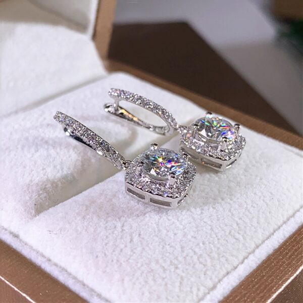 Women's Crystal Drop Earrings - Image 5