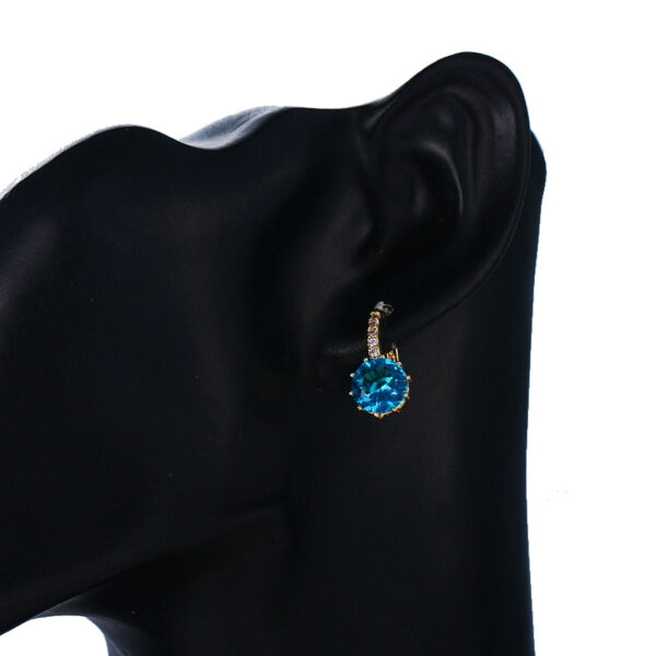 Women's Crystal Stud Earrings - Image 7