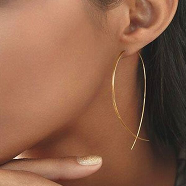 Women's Curl Hoop Earrings