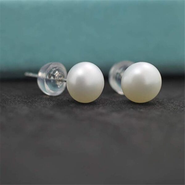 Pearl Stud Earrings for Women - Image 6