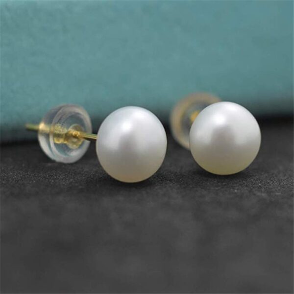 Pearl Stud Earrings for Women - Image 3