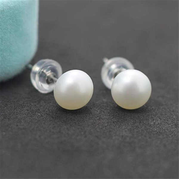 Pearl Stud Earrings for Women - Image 5