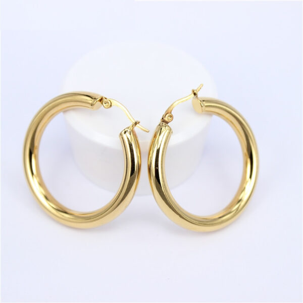 Stainless Steel Hoop Earrings