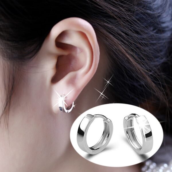 Women's Mini Sterling Silver Circe Earrings - Image 5
