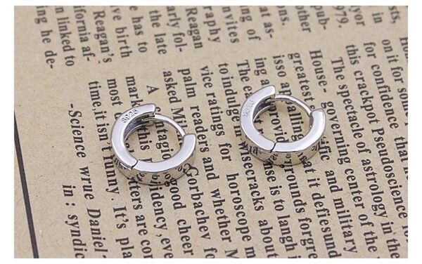 Women's Mini Sterling Silver Circe Earrings - Image 3