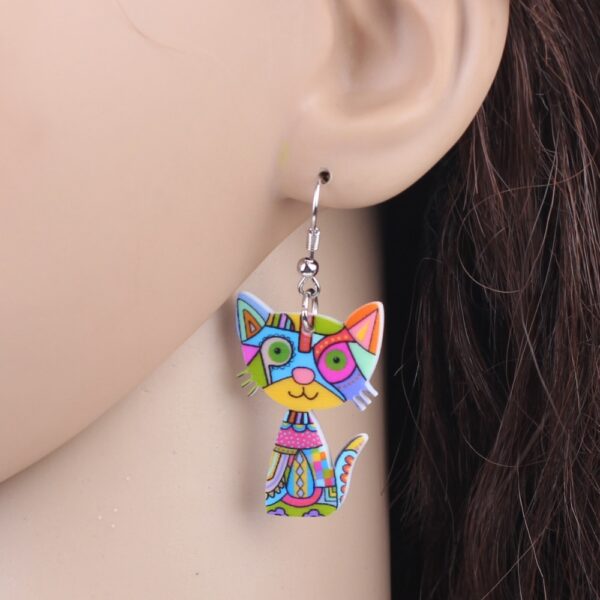Acrylic Cute Drop Earrings for Women - Image 7